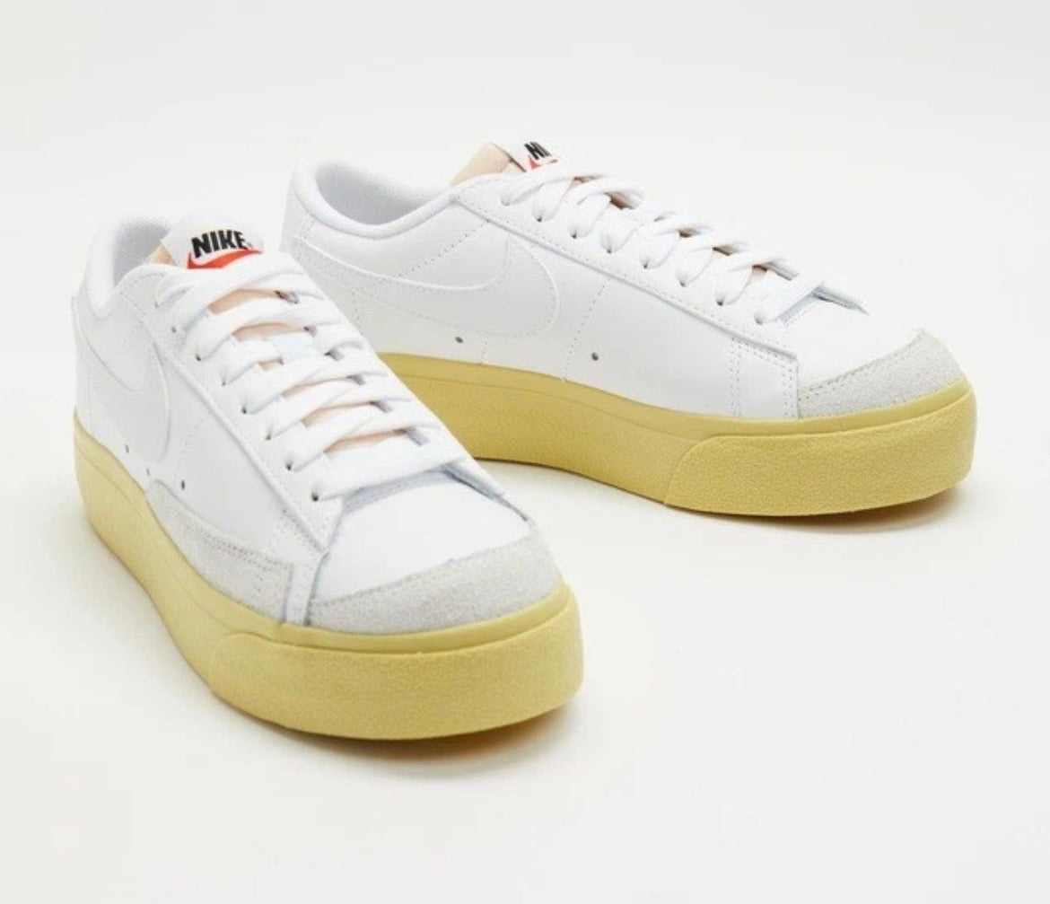 Nike Blazer Low Platform Sneakers Women’s Leather - White