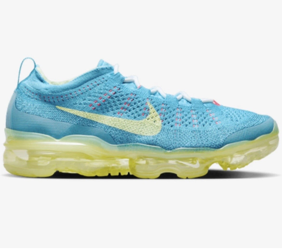 Nike Air VaporMax 2023 Flyknit Sneaker Mens - Baltic Blue-Citron