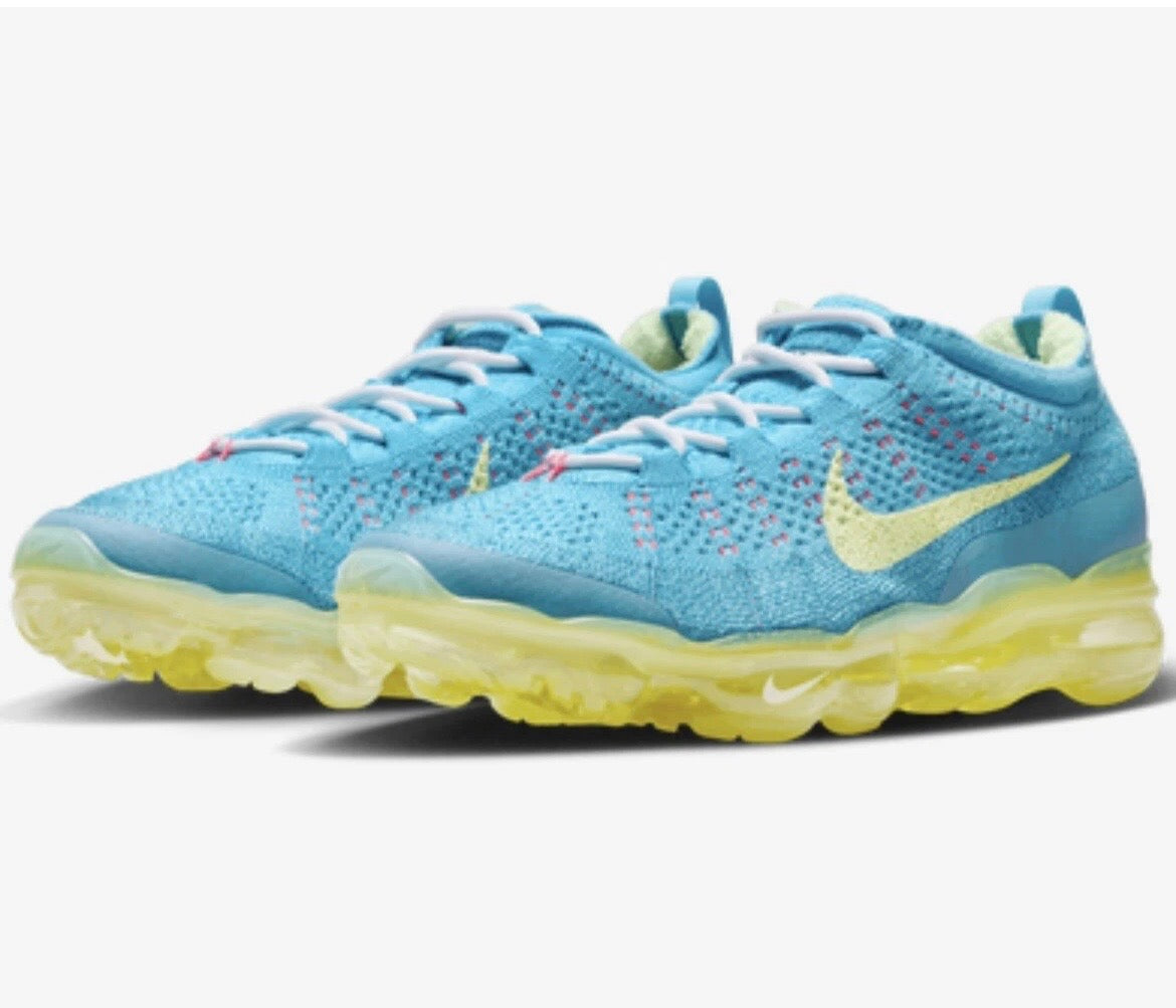 Nike Air VaporMax 2023 Flyknit Sneaker Mens - Baltic Blue-Citron
