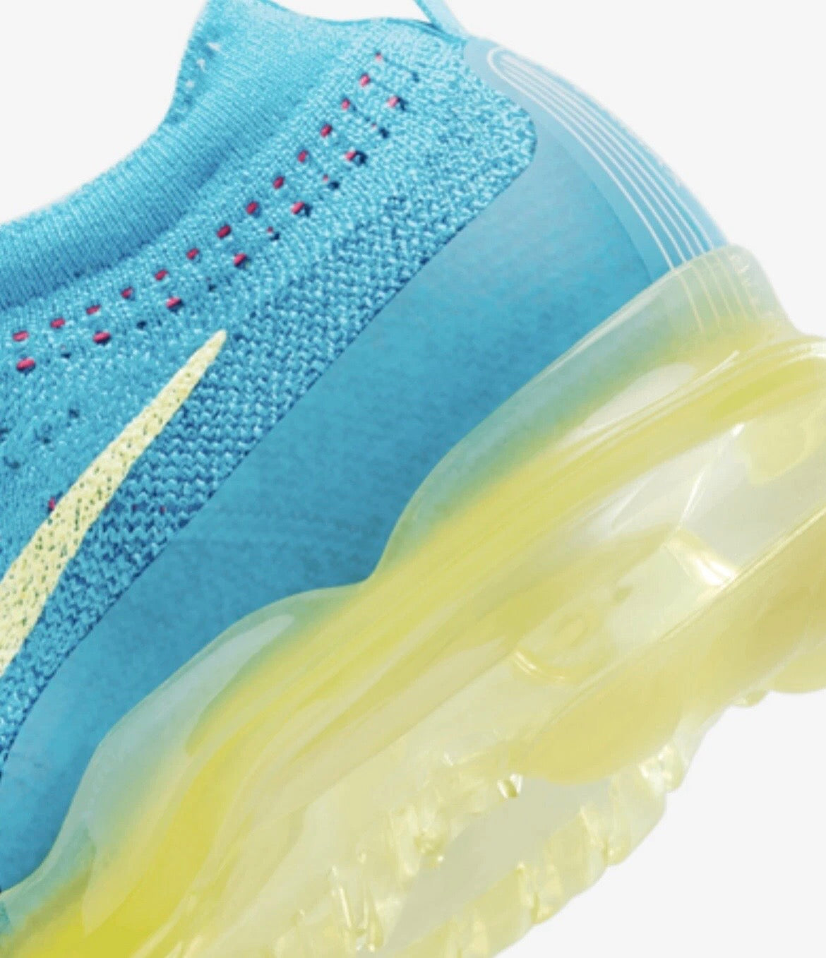 Nike Air VaporMax 2023 Flyknit Sneaker Mens - Baltic Blue-Citron