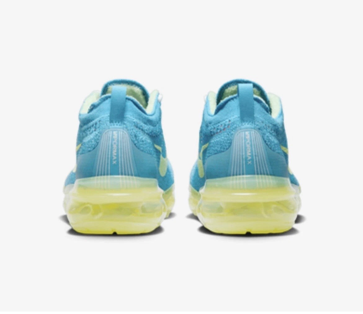 Nike Air VaporMax 2023 Flyknit Sneaker Mens - Baltic Blue-Citron