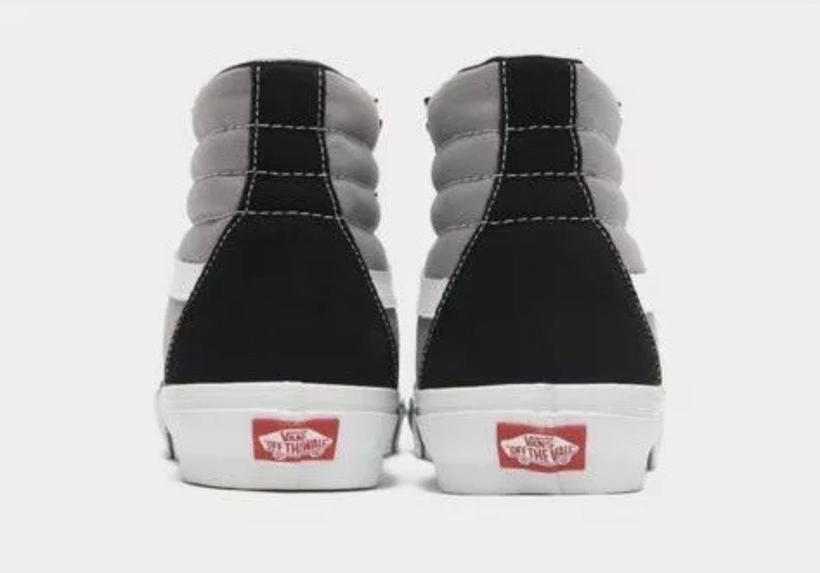 Vans Sk8-Hi Flames Sneakers Mens - Black Grey White