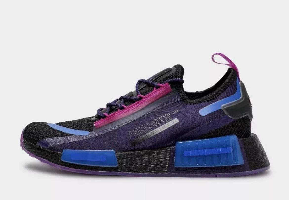 Adidas Originals Nmd R1 Spectoo Sneakers Womens - Black Blue Purple Pink