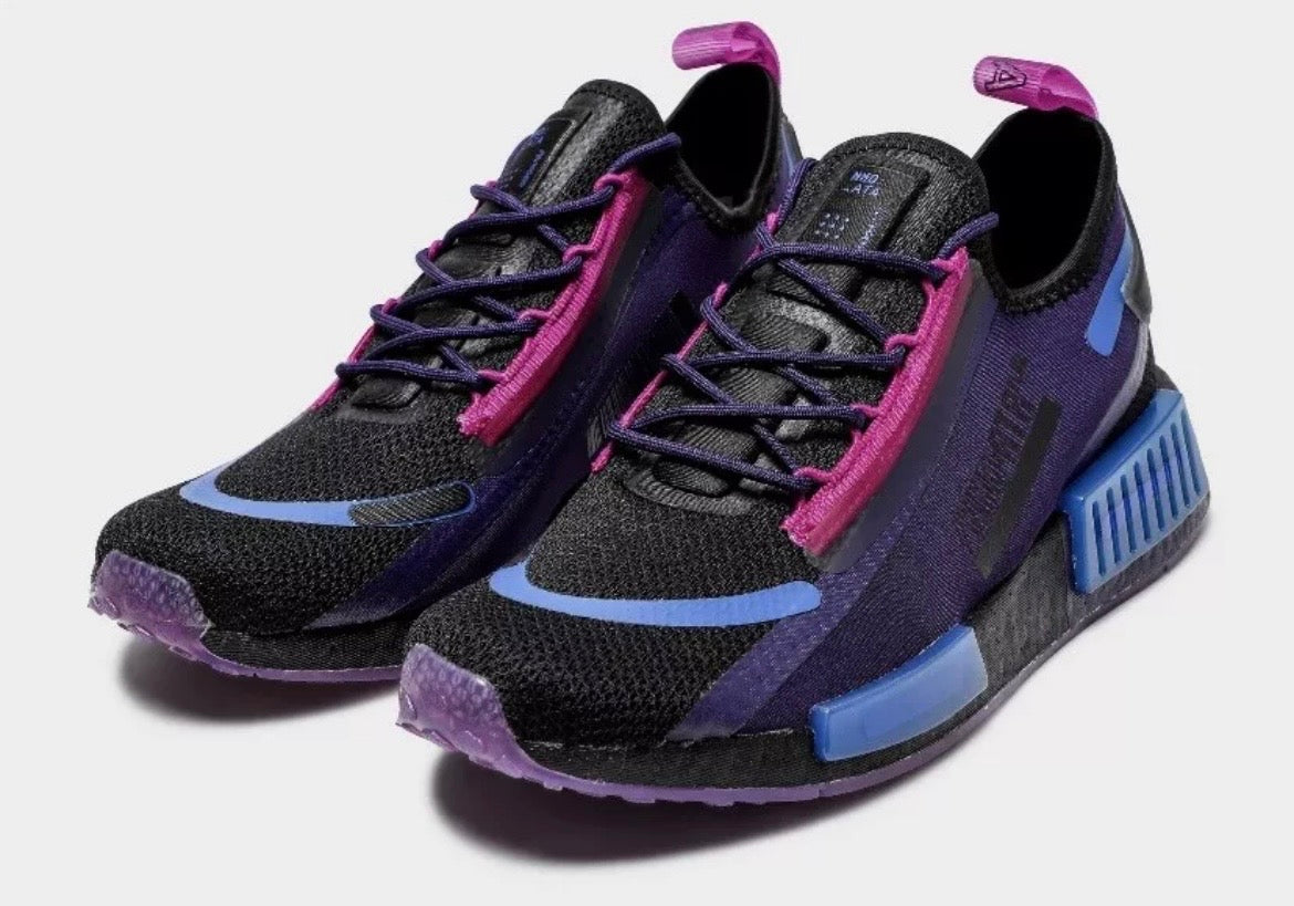 Adidas Originals Nmd R1 Spectoo Sneakers Womens - Black Blue Purple Pink