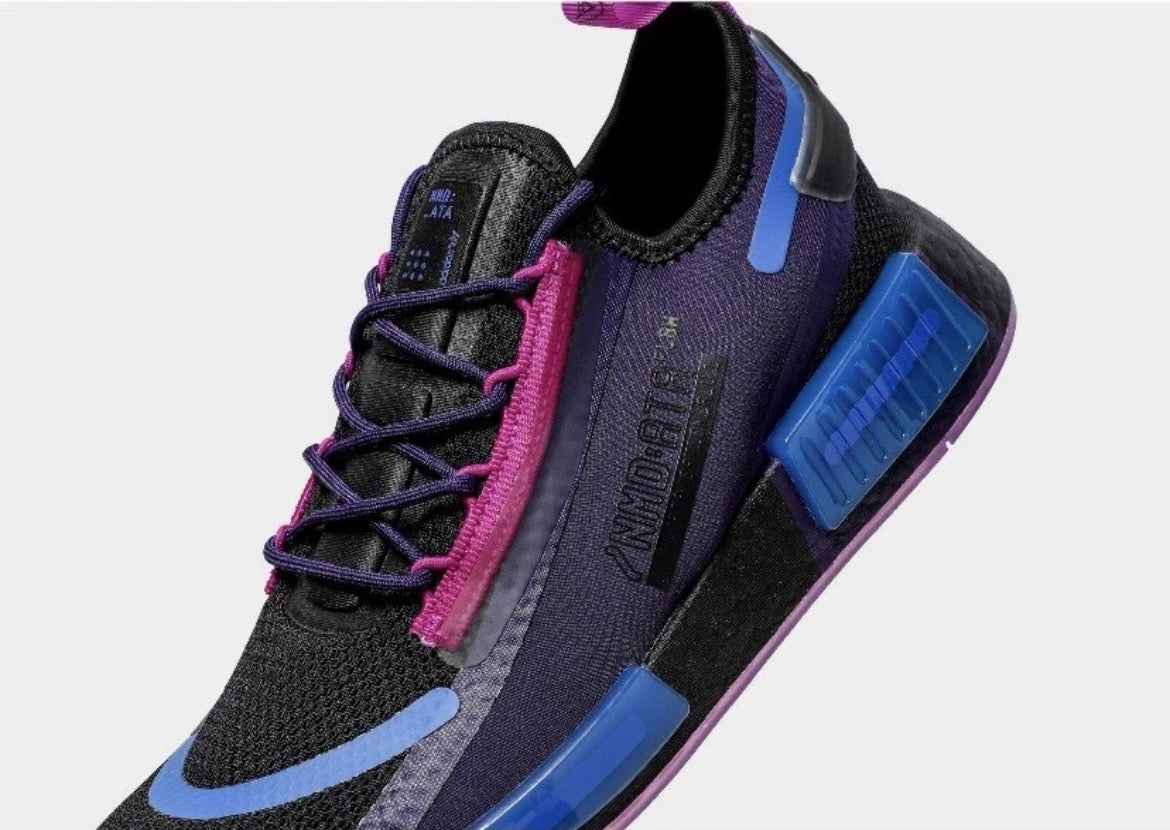 Adidas Originals Nmd R1 Spectoo Sneakers Womens - Black Blue Purple Pink