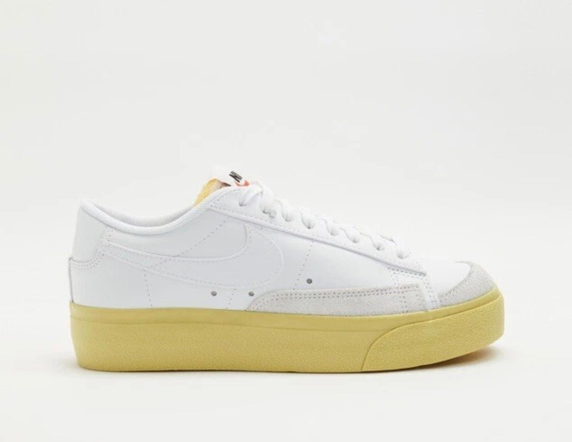 Nike Blazer Low Platform Sneakers Women’s Leather - White