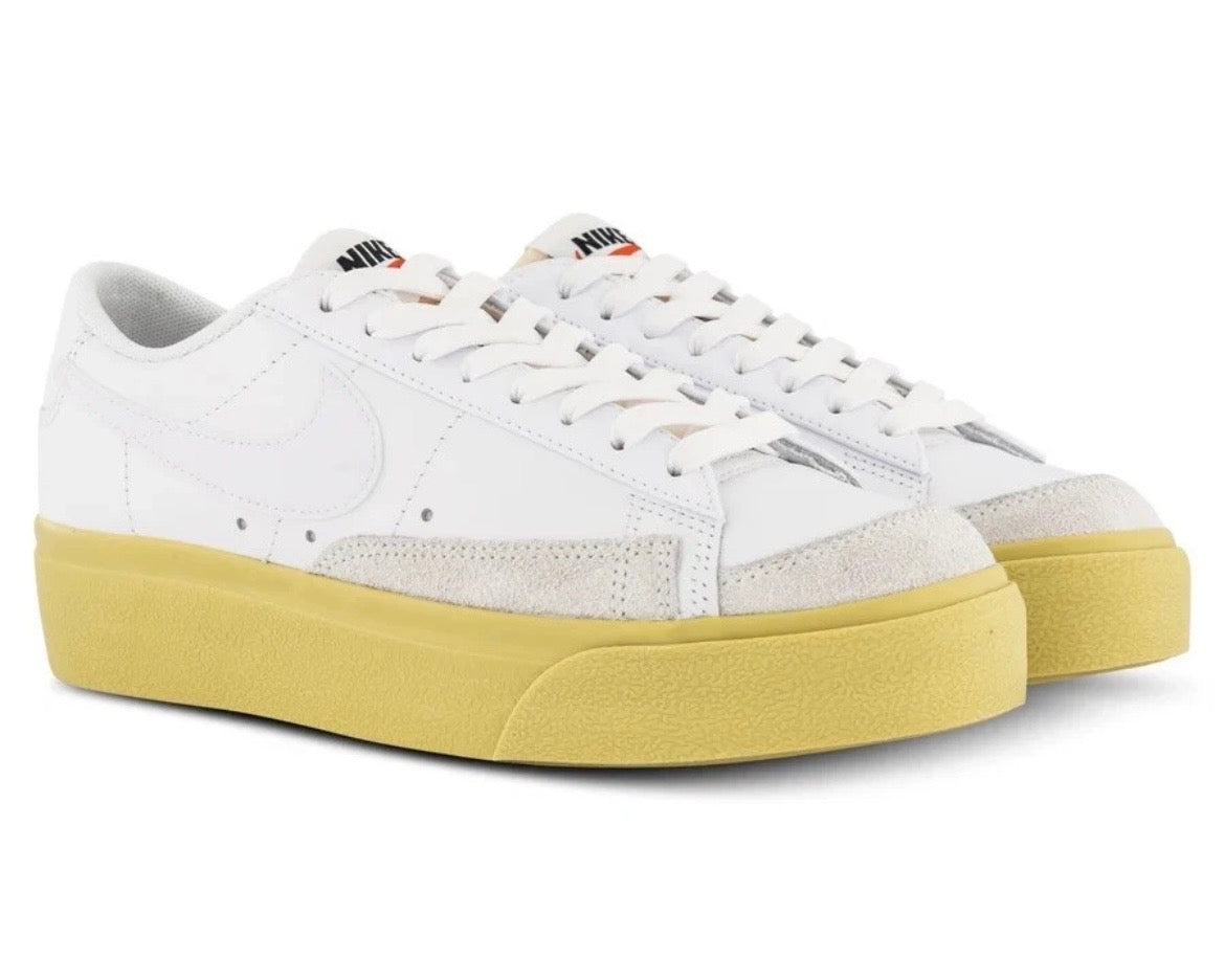 Nike Blazer Low Platform Sneakers Women’s Leather - White