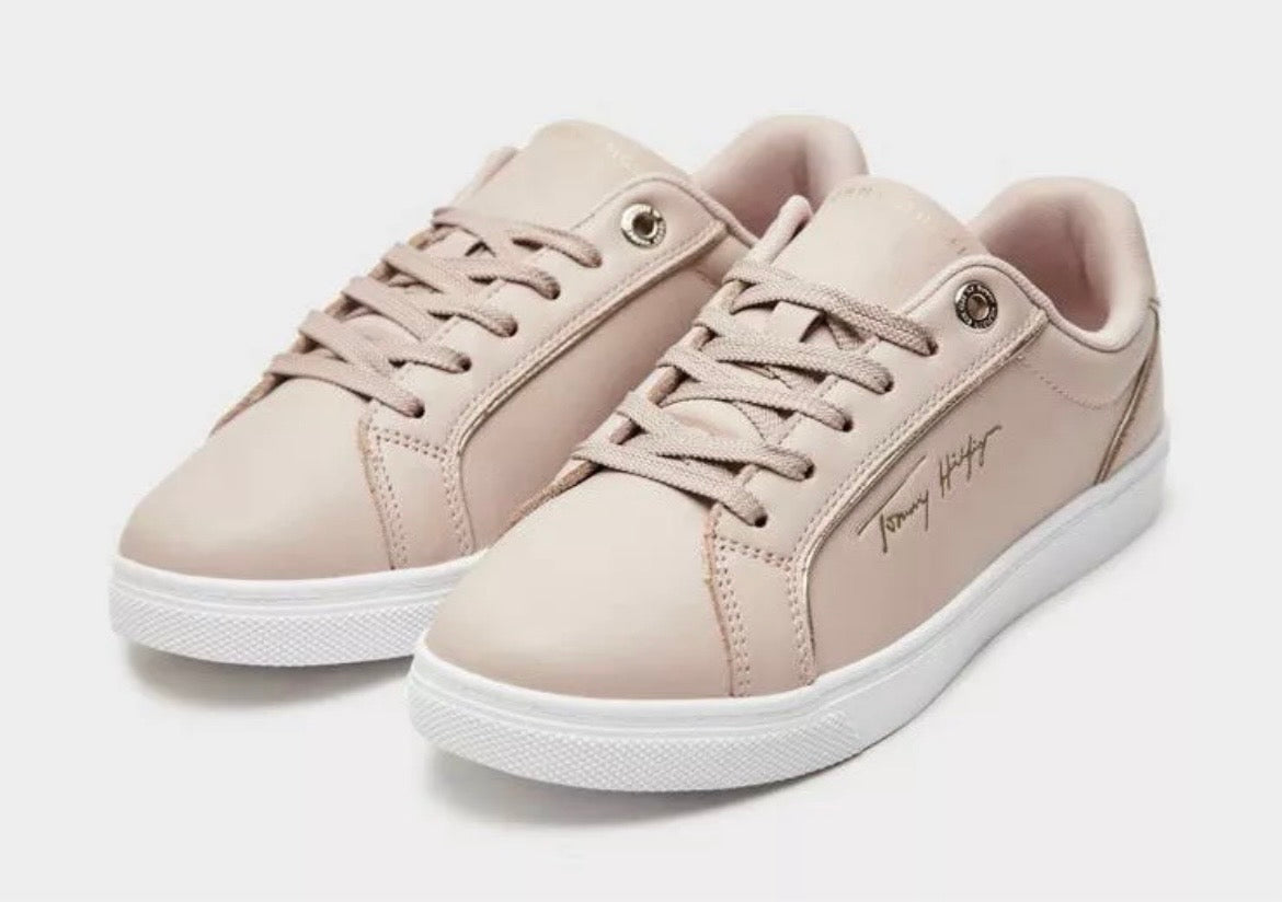 Tommy Hilfiger Venus Sneakers Womens Leather - Beige