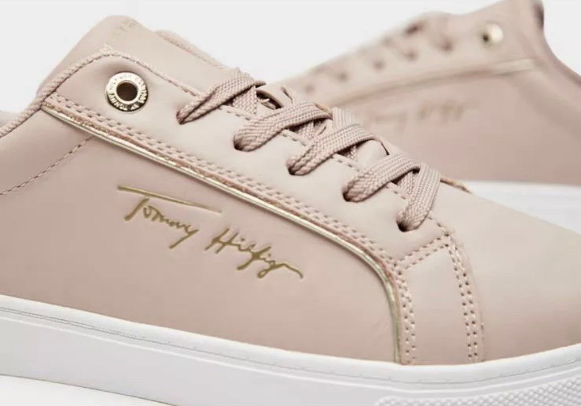 Tommy Hilfiger Venus Sneakers Womens Leather - Beige