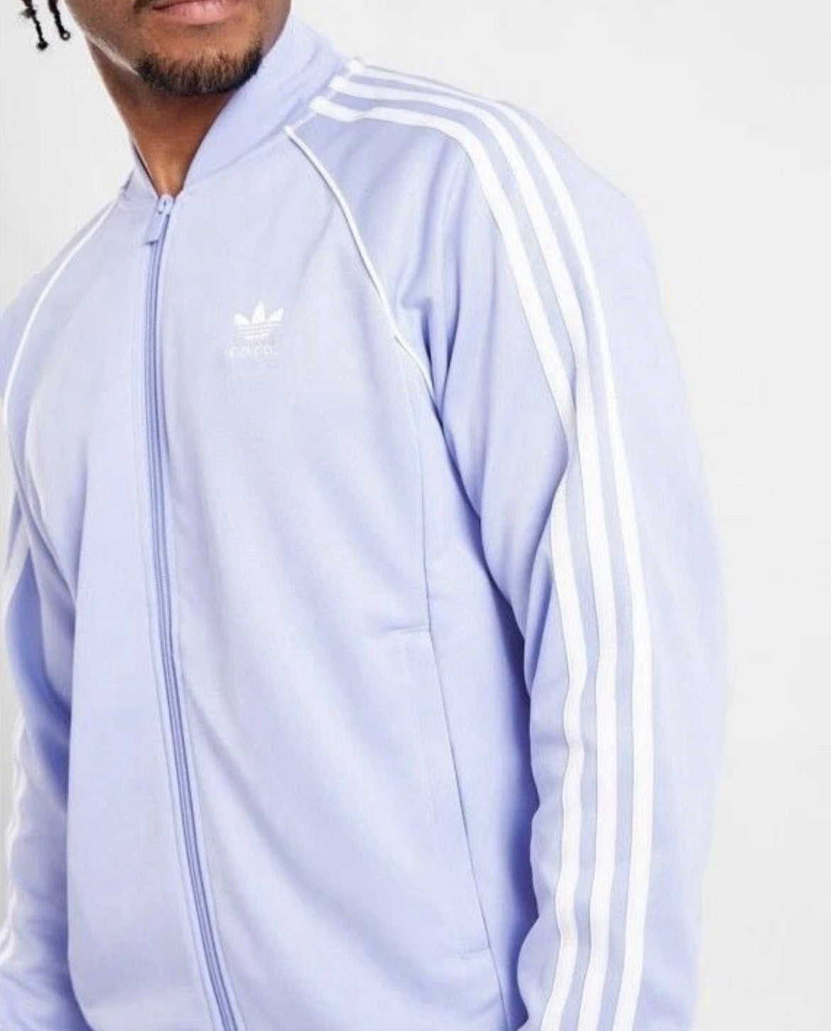 adidas Originals Superstar Tracktop Jacket Full Zip Mens Violet